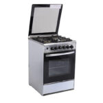 فرن تكنوجاز 55*55 سم, 4 عيون, ستيل