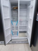 ثلاجه جنرال كلاس دولاب بابين استيل غامق ٢٠.٥ قدم بخار - Image 2