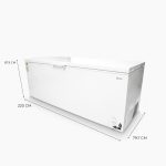 فريزر  يوجين ارضي ٢٤.٧قدم ابيض