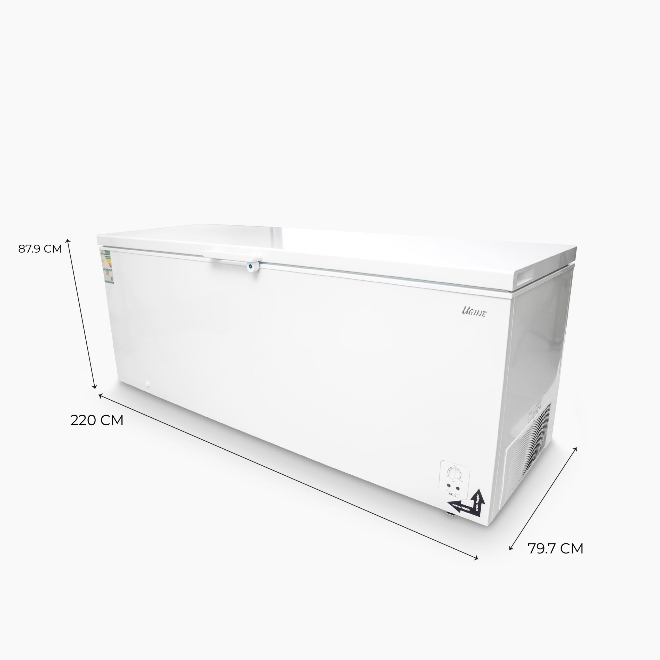 2025/11/1000857729-scaled.jpg فريزر يوجين ارضي ٢٤.٧قدم ابيض - Image 1