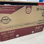 شاشة جنرال كلاس 70 بوصه جوجل تي في