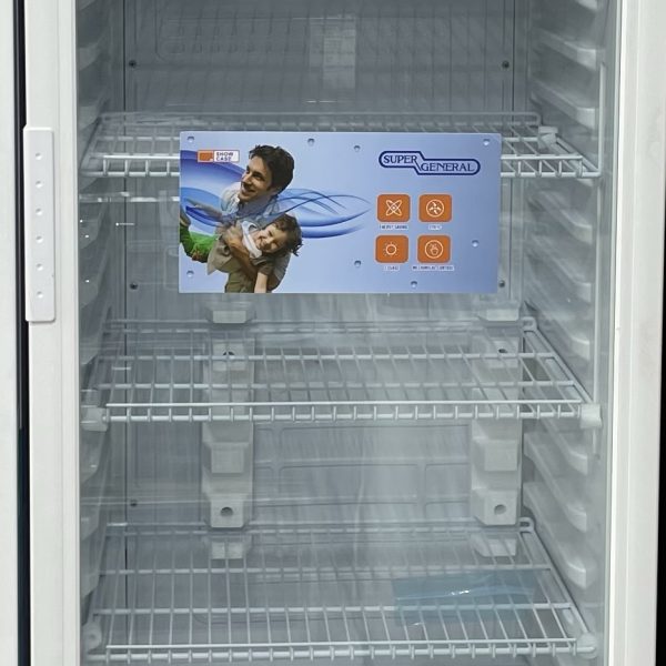 ثلاجة زجاج باب واحد سوبر جنرال